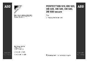 Инструкция AEG PERFECT DB520  ― Manual-Shop.ru
