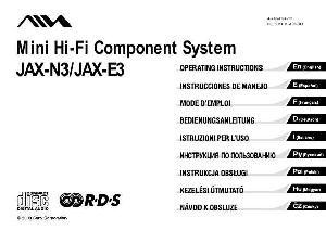 Инструкция AIWA JAX-E3  ― Manual-Shop.ru