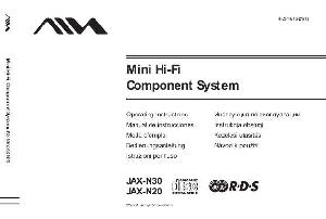 User manual AIWA JAX-N20  ― Manual-Shop.ru