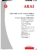 Инструкция Akai ADP-1081 