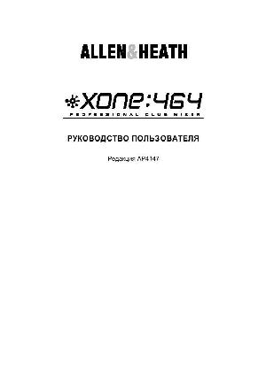 User manual Allen&Heath XONE:464  ― Manual-Shop.ru