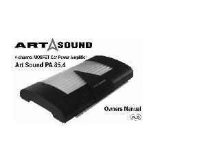 User manual Artsound PA-85.4  ― Manual-Shop.ru