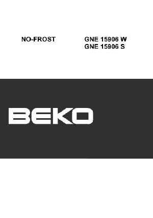 Инструкция Beko GNE-15906  ― Manual-Shop.ru