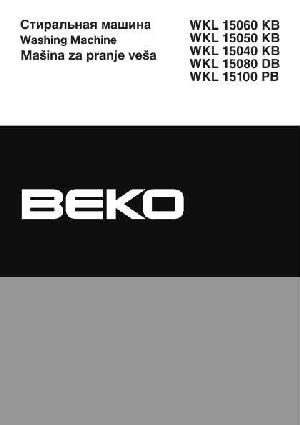 User manual Beko WKL-15050KB  ― Manual-Shop.ru