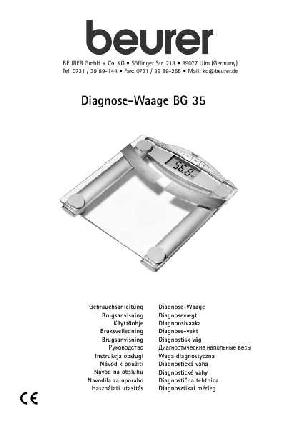 User manual Beurer BG-35  ― Manual-Shop.ru