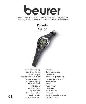 User manual Beurer PM-05  ― Manual-Shop.ru