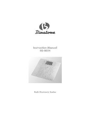 Инструкция Binatone BS-8024  ― Manual-Shop.ru