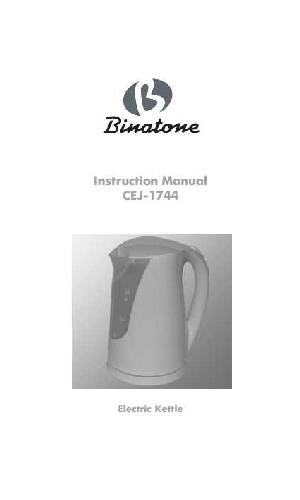 User manual Binatone CEJ-1744  ― Manual-Shop.ru