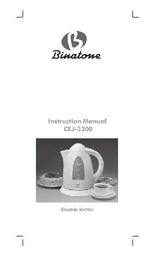 Инструкция Binatone CEJ-3300  ― Manual-Shop.ru