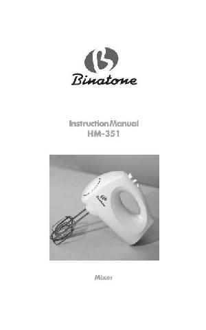 Инструкция Binatone HM-351  ― Manual-Shop.ru