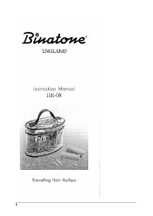 User manual Binatone HR-08  ― Manual-Shop.ru
