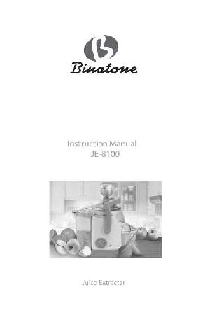 Инструкция Binatone JE-8100  ― Manual-Shop.ru