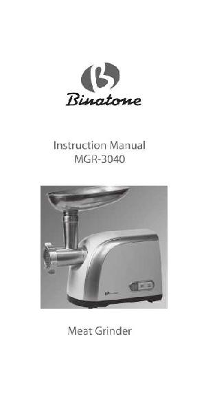 User manual Binatone MGR-3040  ― Manual-Shop.ru