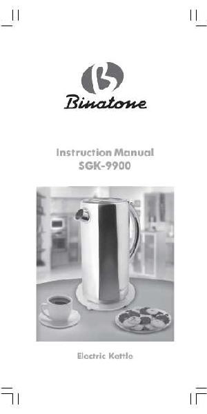 Инструкция Binatone SGK-9900  ― Manual-Shop.ru