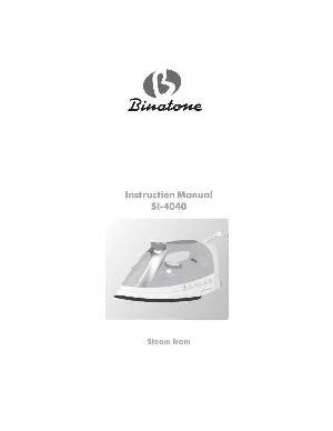 Инструкция Binatone SI-4040  ― Manual-Shop.ru