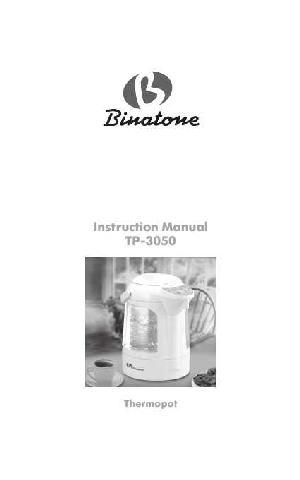 Инструкция Binatone TP-3050  ― Manual-Shop.ru