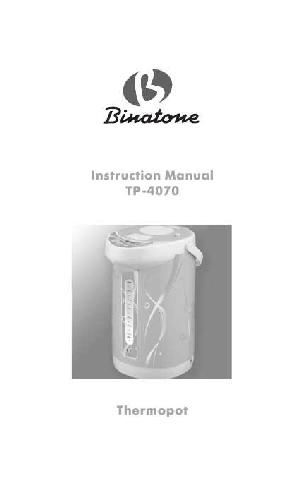 Инструкция Binatone TP-4070  ― Manual-Shop.ru