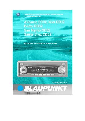 Инструкция Blaupunkt Porto CD32  ― Manual-Shop.ru