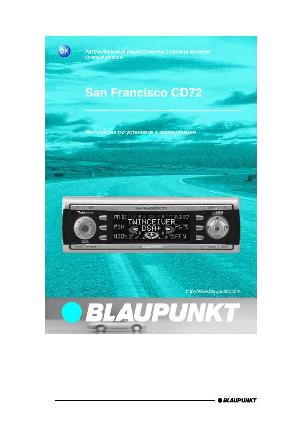 Инструкция Blaupunkt San Francisco CD-72  ― Manual-Shop.ru