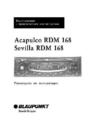 Инструкция Blaupunkt Sevilla RDM168  ― Manual-Shop.ru