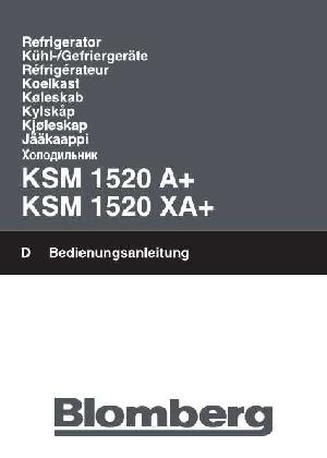 Инструкция Blomberg KSM-1520XA+  ― Manual-Shop.ru