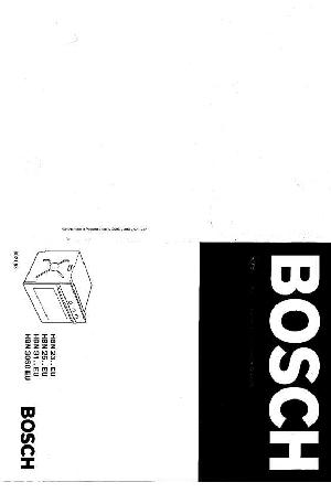 User manual BOSCH HBN-25..EU  ― Manual-Shop.ru