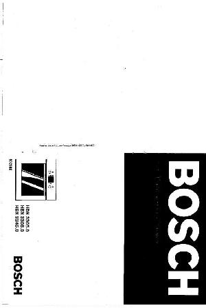 Инструкция BOSCH HBN-3308.0  ― Manual-Shop.ru