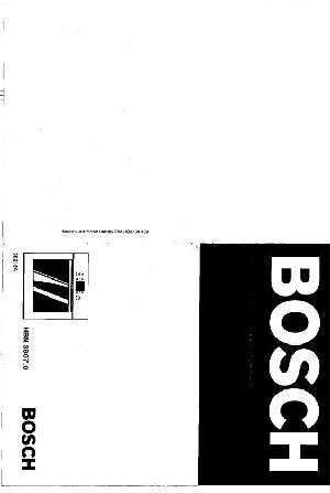 Инструкция BOSCH HBN-3807.0  ― Manual-Shop.ru