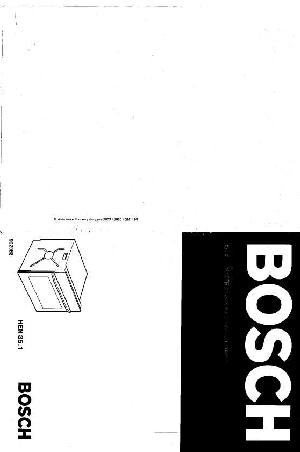 Инструкция BOSCH HEN-35.1  ― Manual-Shop.ru