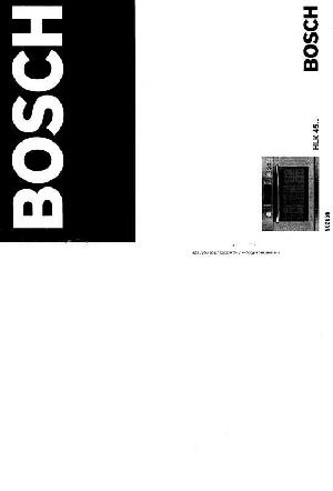Инструкция BOSCH HLK-4555EU  ― Manual-Shop.ru