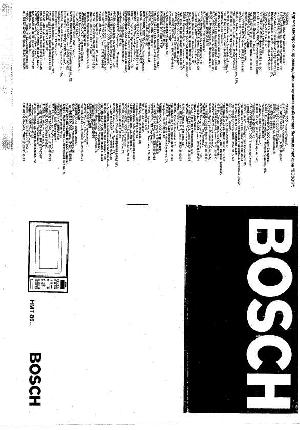 User manual BOSCH HMT-86..  ― Manual-Shop.ru