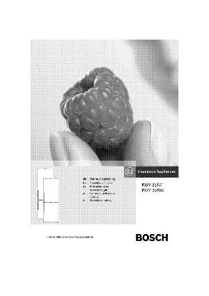Инструкция BOSCH KGV-33X41  ― Manual-Shop.ru