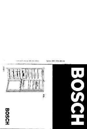 Инструкция BOSCH KIS-38A50  ― Manual-Shop.ru