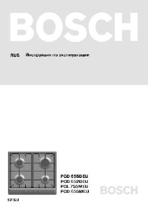 Инструкция BOSCH PCD-652DEU  ― Manual-Shop.ru