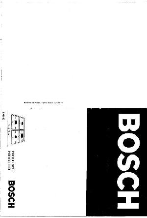User manual BOSCH PCD-68.DEU/FEU  ― Manual-Shop.ru