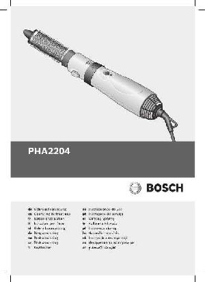 User manual BOSCH PHA-2204  ― Manual-Shop.ru
