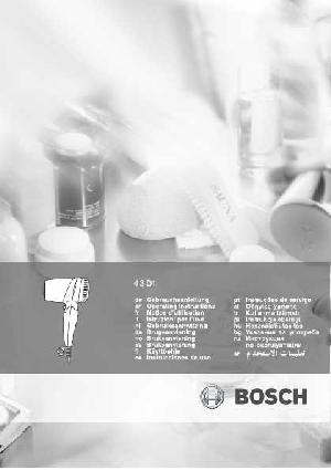 User manual BOSCH PHD-1150  ― Manual-Shop.ru