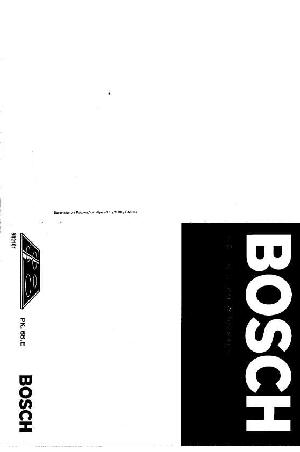 User manual BOSCH PKN-66.E  ― Manual-Shop.ru