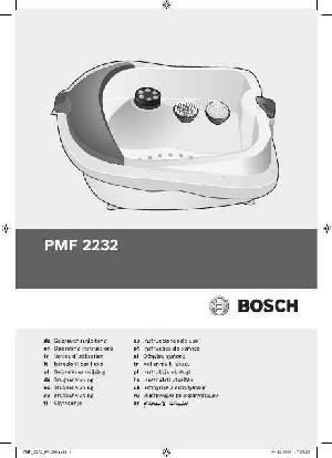 Инструкция BOSCH PMF-2232  ― Manual-Shop.ru