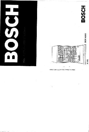 Инструкция BOSCH SGV-5903  ― Manual-Shop.ru