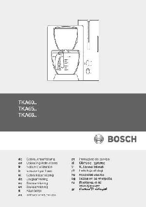 User manual BOSCH TKA-65..  ― Manual-Shop.ru