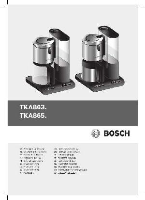 User manual BOSCH TKA-8633  ― Manual-Shop.ru