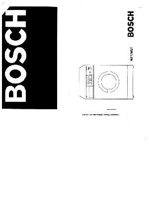 User manual BOSCH WET-2820  ― Manual-Shop.ru