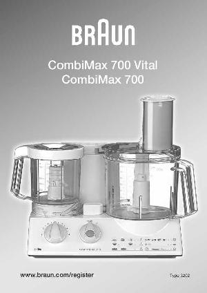 User manual Braun CombiMax 700 Vital  ― Manual-Shop.ru