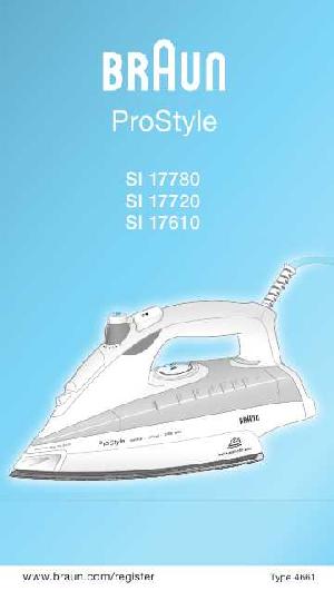 Инструкция Braun SI-17720  ― Manual-Shop.ru