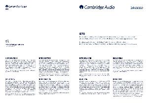 Инструкция Cambridge Audio S70  ― Manual-Shop.ru