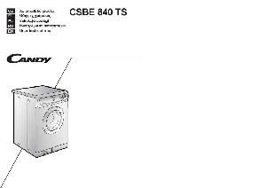 Инструкция Candy CSBE-840TS  ― Manual-Shop.ru