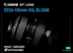 User manual Canon EF 24-105 mm F4L IS USM  ― Manual-Shop.ru