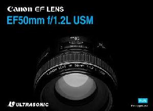 User manual Canon EF 50 mm F1.2L USM  ― Manual-Shop.ru