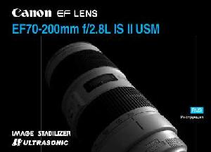 User manual Canon EF 70-200 mm F2.8L IS II USM  ― Manual-Shop.ru